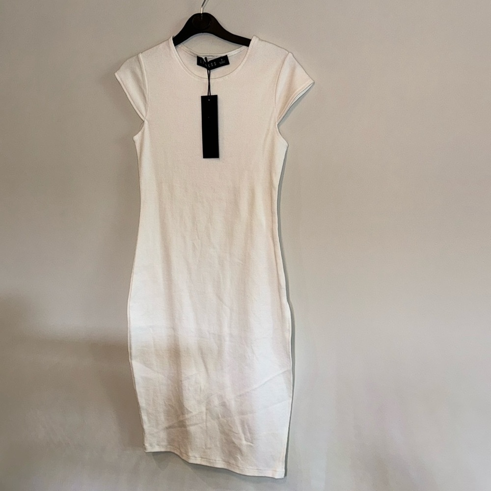 NWT Princess Polly White Midi Dress Size 4 - Picture 5 of 7